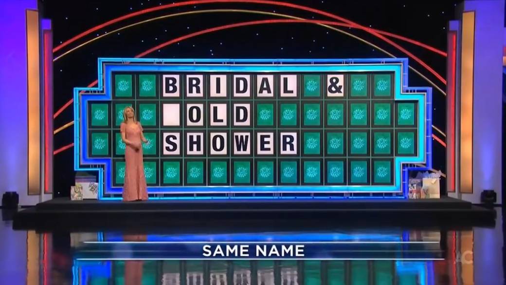 Wheel of fortune game thing 3 words
